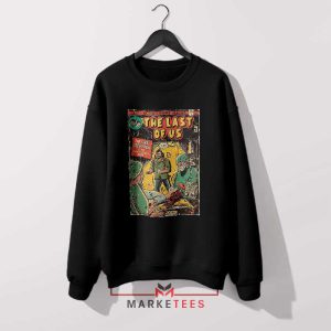 The Last of Us Edition Vintage HBO Poster Black Sweatshirt