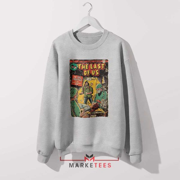 The Last of Us Edition Vintage HBO Poster Grey Sweatshirt