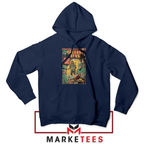 The Last of Us Edition Vintage HBO Poster Navy Hoodie