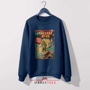 The Last of Us Edition Vintage HBO Poster Navy Sweatshirt