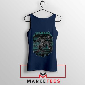 The Legend of Metal Gear Solid Navy Tank Top