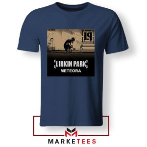 The Meteora Line Album Rock and Style Navy Tshirt