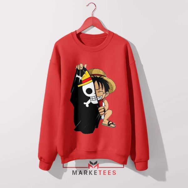 The Pirate King's Thread Luffy Red Sweatshirt