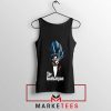 The Saiyan Godfather Dragon Ball Mafia Navy Tank Top