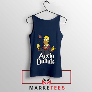 The Wizarding World Of Homer Navy Tank Top