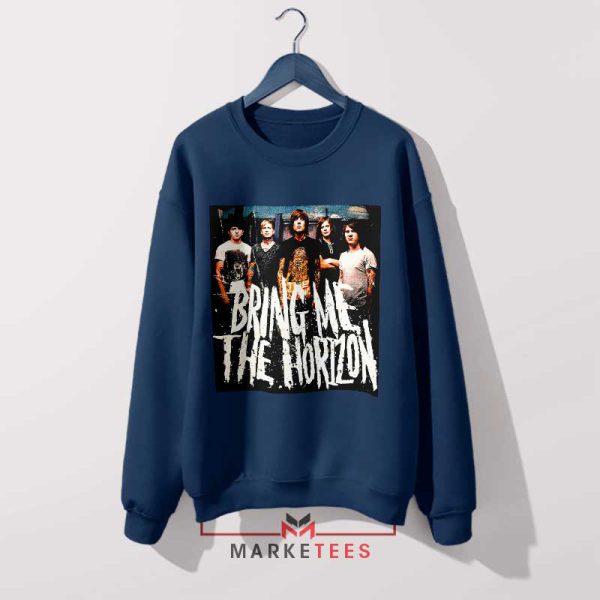 Throne of Darkness Sempiternal BMTH Navy Sweatshirt