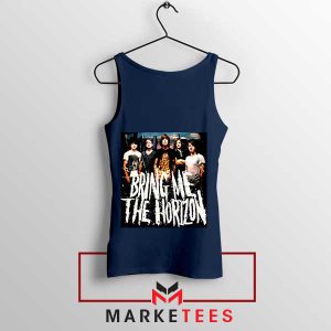 Throne of Darkness Sempiternal BMTH Navy Tank Top