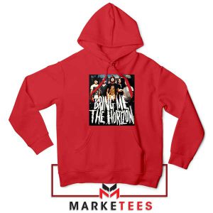 Throne of Darkness Sempiternal BMTH Red Hoodie