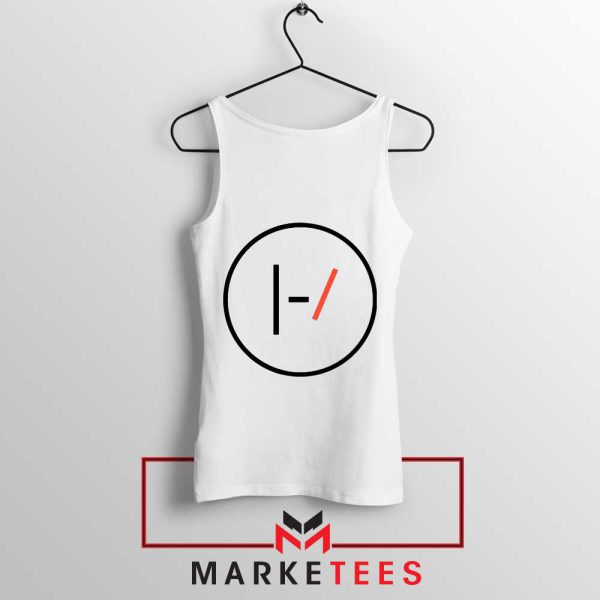 Trench Warfare Blurryface Symbol White Tank Top