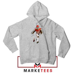 Tyreek Hill Rushing Stats NFL Grey Hoodie