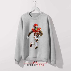 Tyreek Hill Rushing Stats NFL Grey Sweatshirt