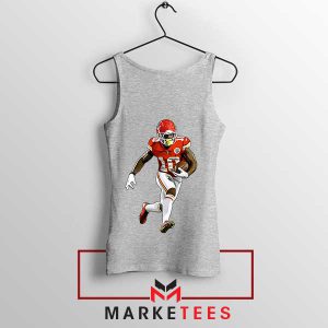 Tyreek Hill Rushing Stats NFL Grey Tank Top