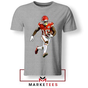 Tyreek Hill Rushing Stats NFL Grey Tshirt