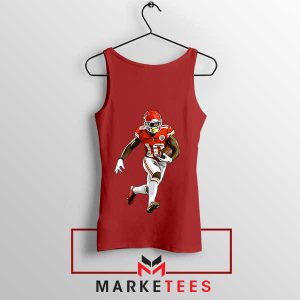 Tyreek Hill Rushing Stats NFL Red Tank Top