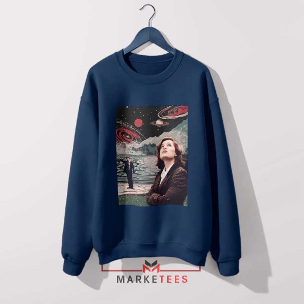 Uncover the Truth Mulder and Scully Navy Sweatshirt