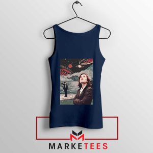 Uncover the Truth Mulder and Scully Navy Tank Top