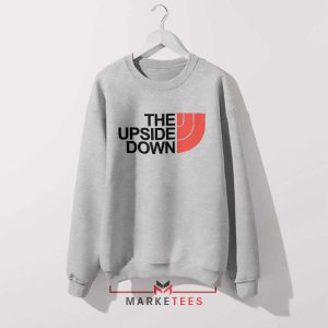 Upside Down Adventure The North Face Grey Sweatshirt