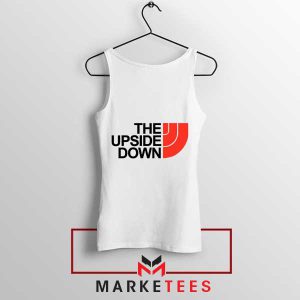 Upside Down Adventure The North Face White Tank Top