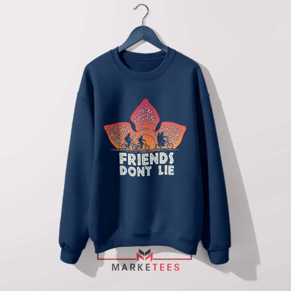 Upside Down Truths Demogorgon Navy Sweatshirt