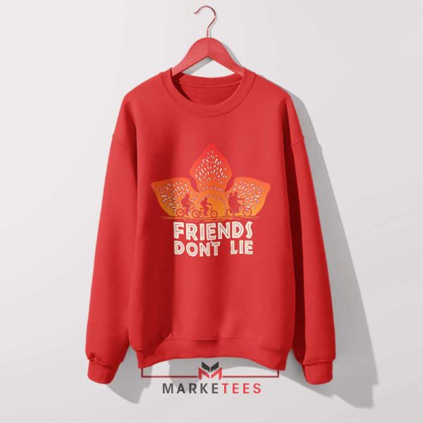 Upside Down Truths Demogorgon Red Sweatshirt