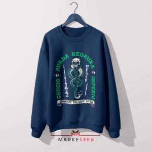 Voldemort Killing Curse Magic Spells Navy Hoodie