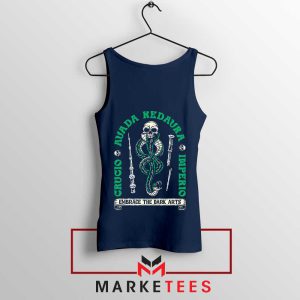 Voldemort Killing Curse Magic Spells Navy Tank Top