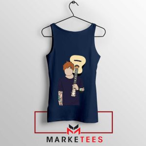 Wear The Legend Ed Sheeran Navy Tank Top