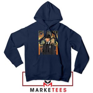 Wednesday Addams DOOM Classic Navy Hoodie