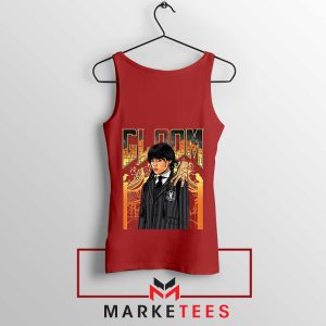 Wednesday Addams DOOM Classic Red Tank Top