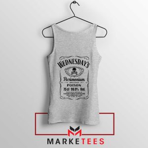 Wednesday Addams Tennessee Whiskey Grey Tank Top