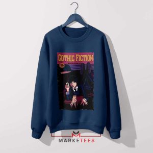 Wednesday Wallace Mia Addams Navy Sweatshirt