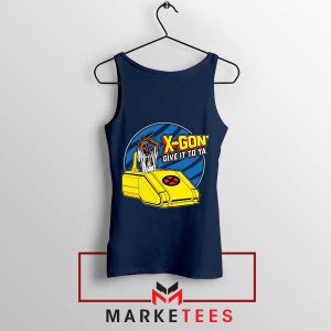 X Men Gon' Give It To Ya Navy Tank Top