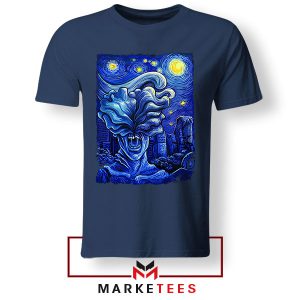 Zombie Apocalypse Starry Night Navy Thisrt