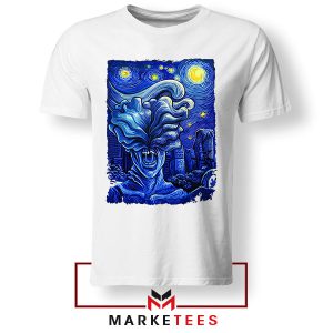 Zombie Apocalypse Starry Night White Thisrt