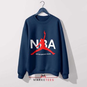 Air YoungBoy NBA Lonely Child Navy Sweatshirt