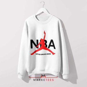 Air YoungBoy NBA Lonely Child White Swetshirt