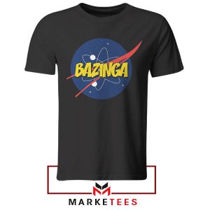 Bazinga! NASA Space Geek Black Tshirt