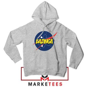 Bazinga! NASA Space Geek Grey Hoodie