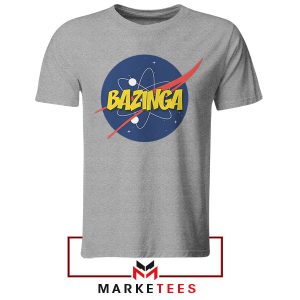 Bazinga! NASA Space Geek Grey Tshirt