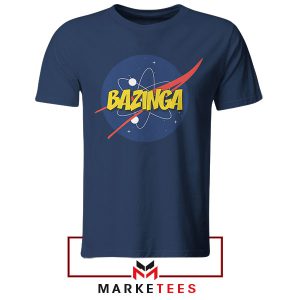 Bazinga! NASA Space Geek Navy Tshirt