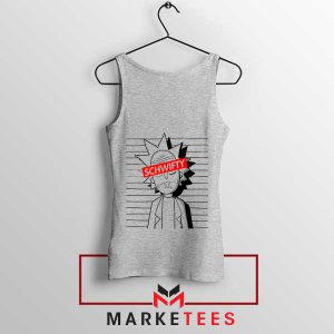 Best Rick Sanchez Mugshot Collection Grey Tank Top