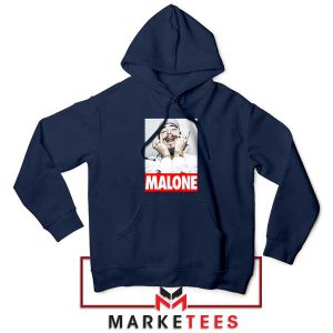 Better Now Post Malone Mask Navy Hoodie