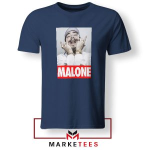 Better Now Post Malone Mask Navy Tshirt