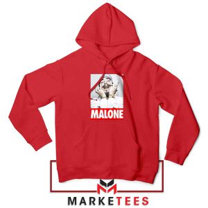 Better Now Post Malone Mask Red Hoodie