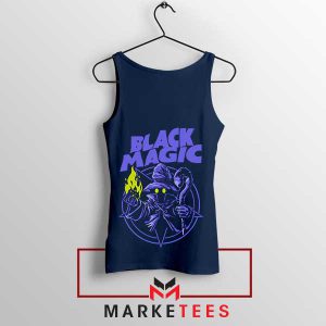 Black Mages of Final Fantasy Navy Tank Top