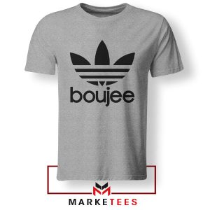 Boujee Vibes Only Adidas Grey Thisrt