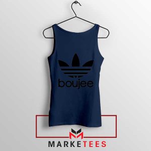 Boujee Vibes Only Adidas Navy Tank Top