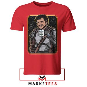 Daddy The Mandalorian's Protector Red Tshirt