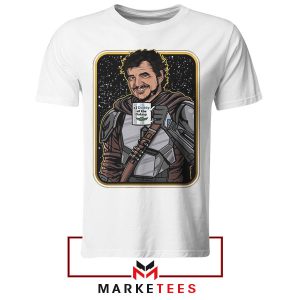 Daddy The Mandalorian's Protector White Tshirt