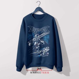 Defender of the Darksaber Mandalorian 3 Navy Sweatshirt